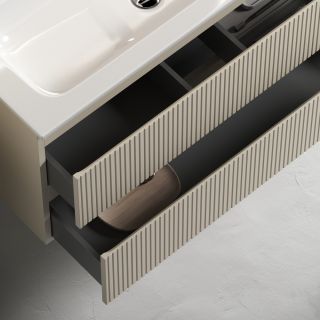 Подвесная тумба под раковину Sancos Snob T SNT100CE 100см Beige Soft